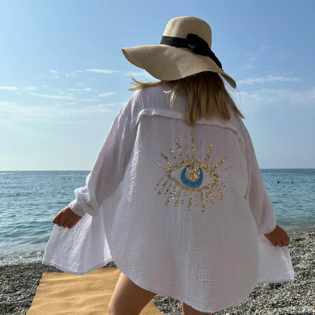 Anna - Camicia casual in cotone Horus