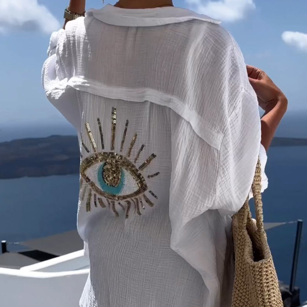 Anna - Camicia casual in cotone Horus