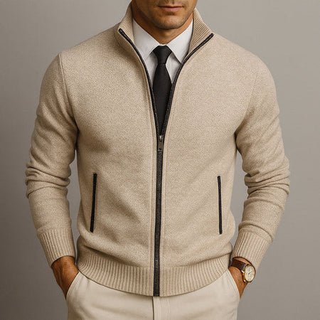 LÉO | VESTE EN MAILLE ÉLÉGANTE POUR HOMME