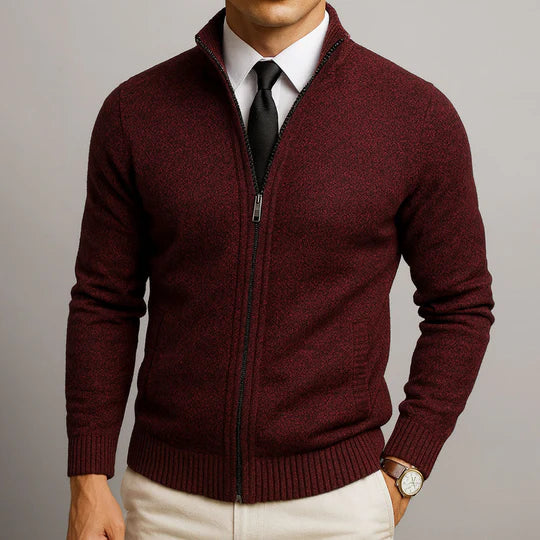 LÉO | VESTE EN MAILLE ÉLÉGANTE POUR HOMME