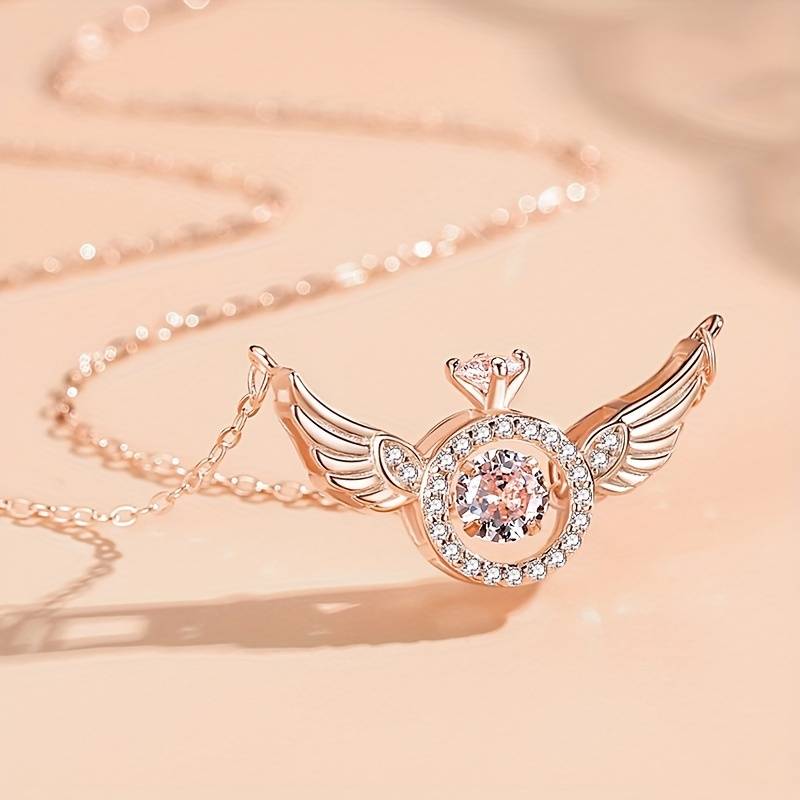 AngelLove™ | Collier à pendentif ailes d'ange