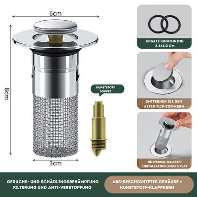 DrainGuard™ | Innovativo filtro di scarico