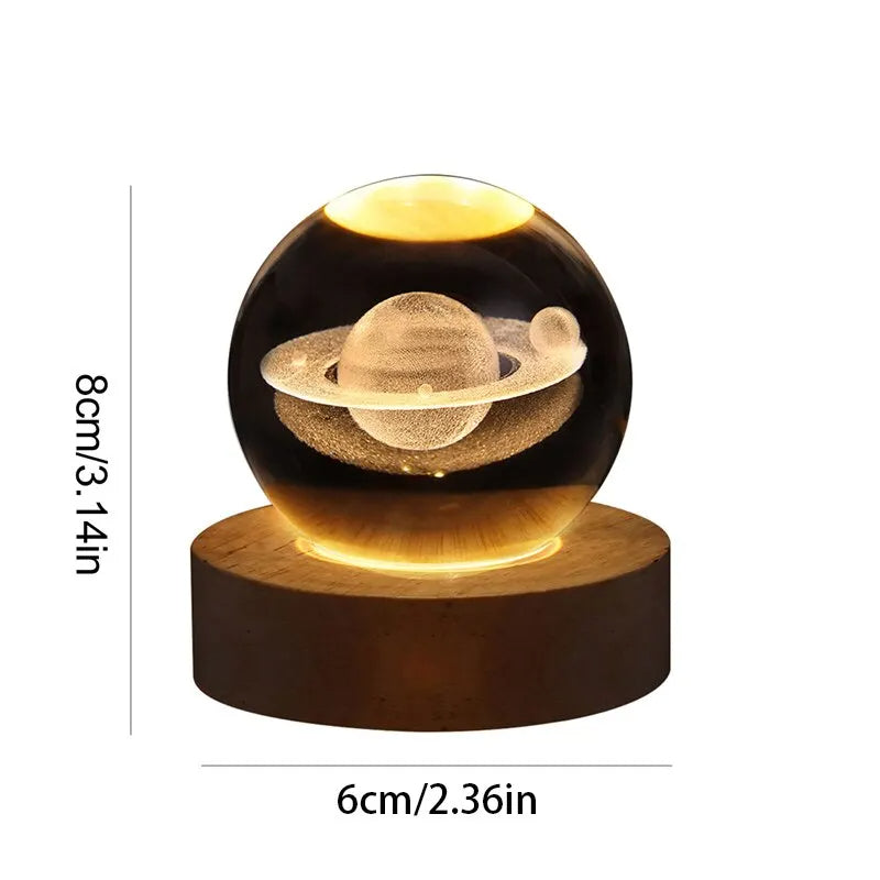 CelestiGlow™ | Lampada a sfera di cristallo Galaxy
