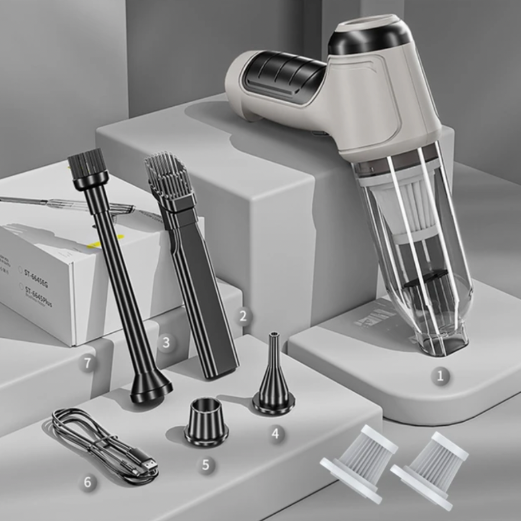 Ninalo™ - Mini aspirapolvere portatile cordless 3 in 1