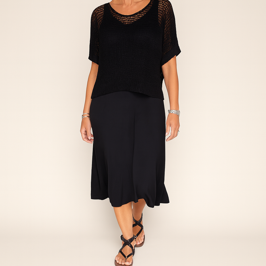 Laurie™ | Set abito e camicetta midi alla moda