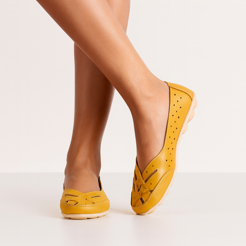  Serena - Mocassini ortopedici in pelle traspirante