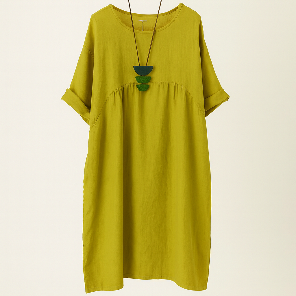 Robe en lin ample avec poches