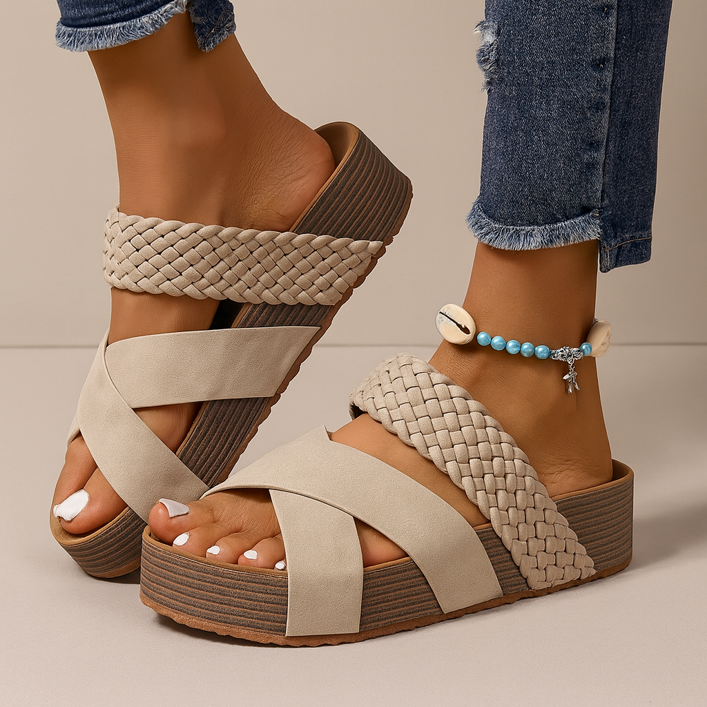 Sandales à Plateforme Élégantes