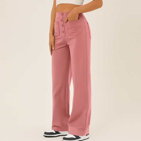 Diana™ | Pantaloni eleganti ed elastici a vita alta