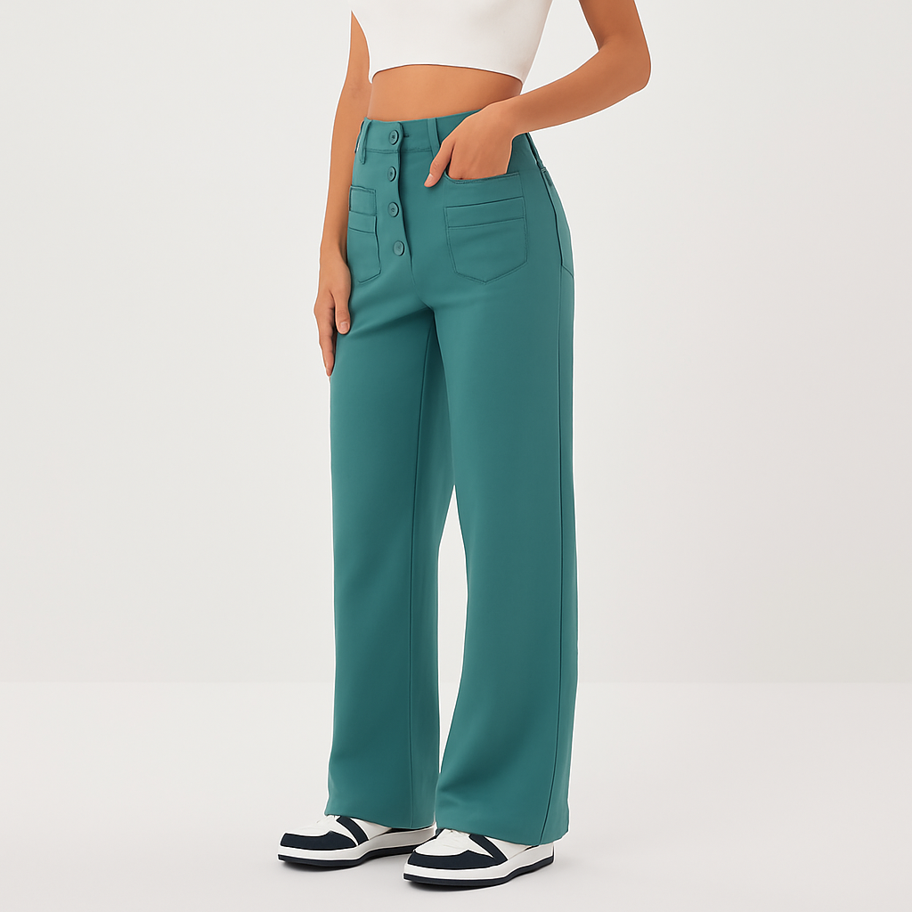 Diana™ | Pantaloni eleganti ed elastici a vita alta