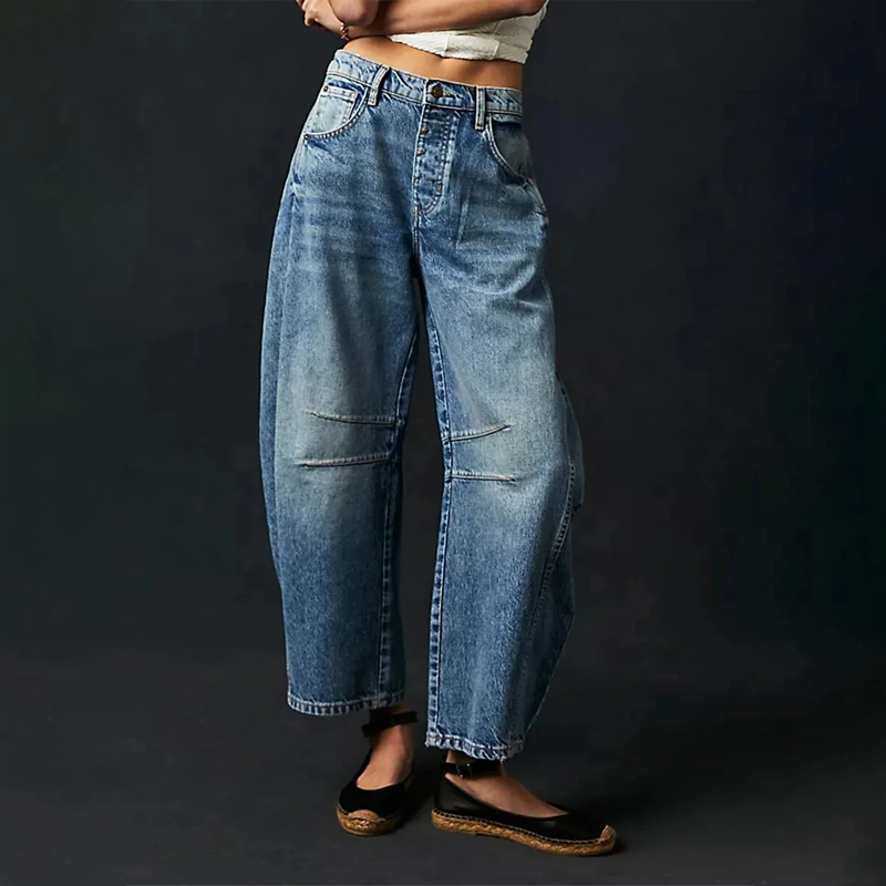 Emma - Jeans comfort a gamba larga