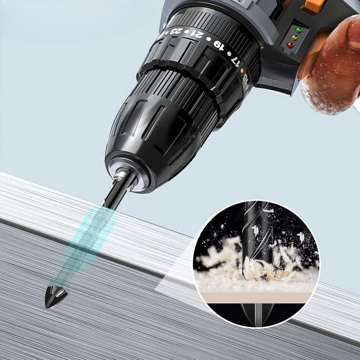 TurboDrill™ | Set di punte al carburo di tungsteno