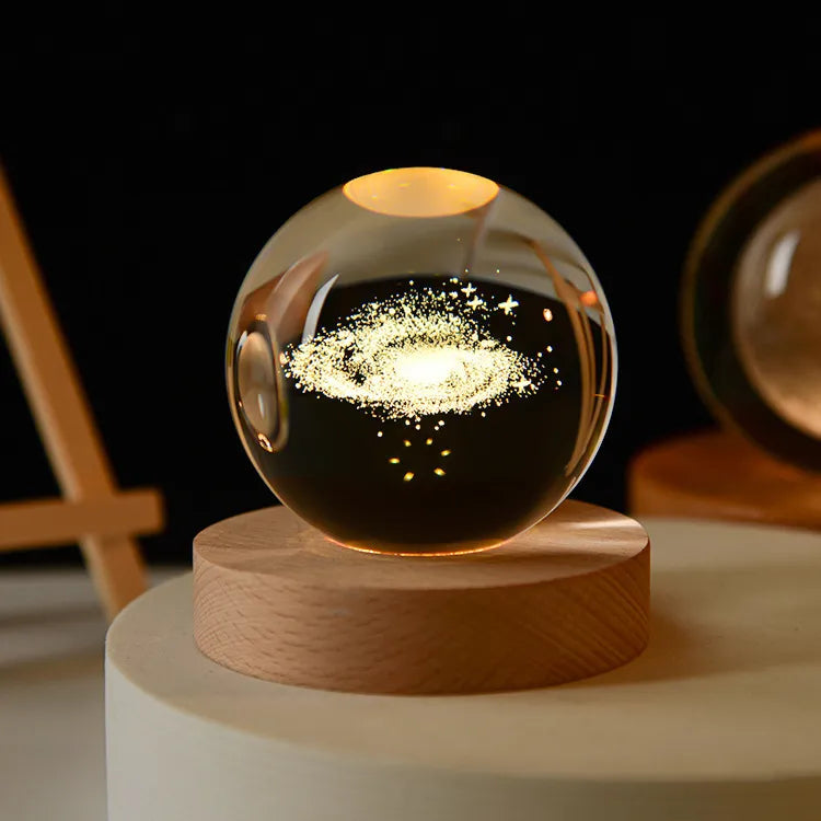 CelestiGlow™ | Lampada a sfera di cristallo Galaxy