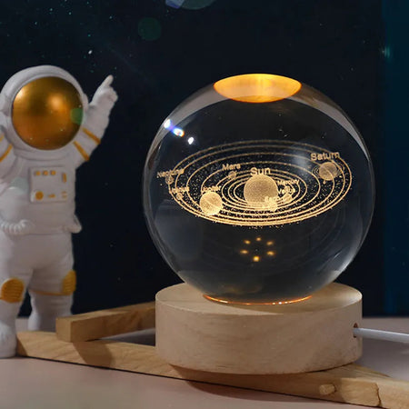 CelestiGlow™ | Lampada a sfera di cristallo Galaxy