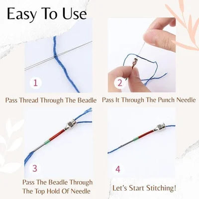 EasyStitch - Set d'aiguilles à broder